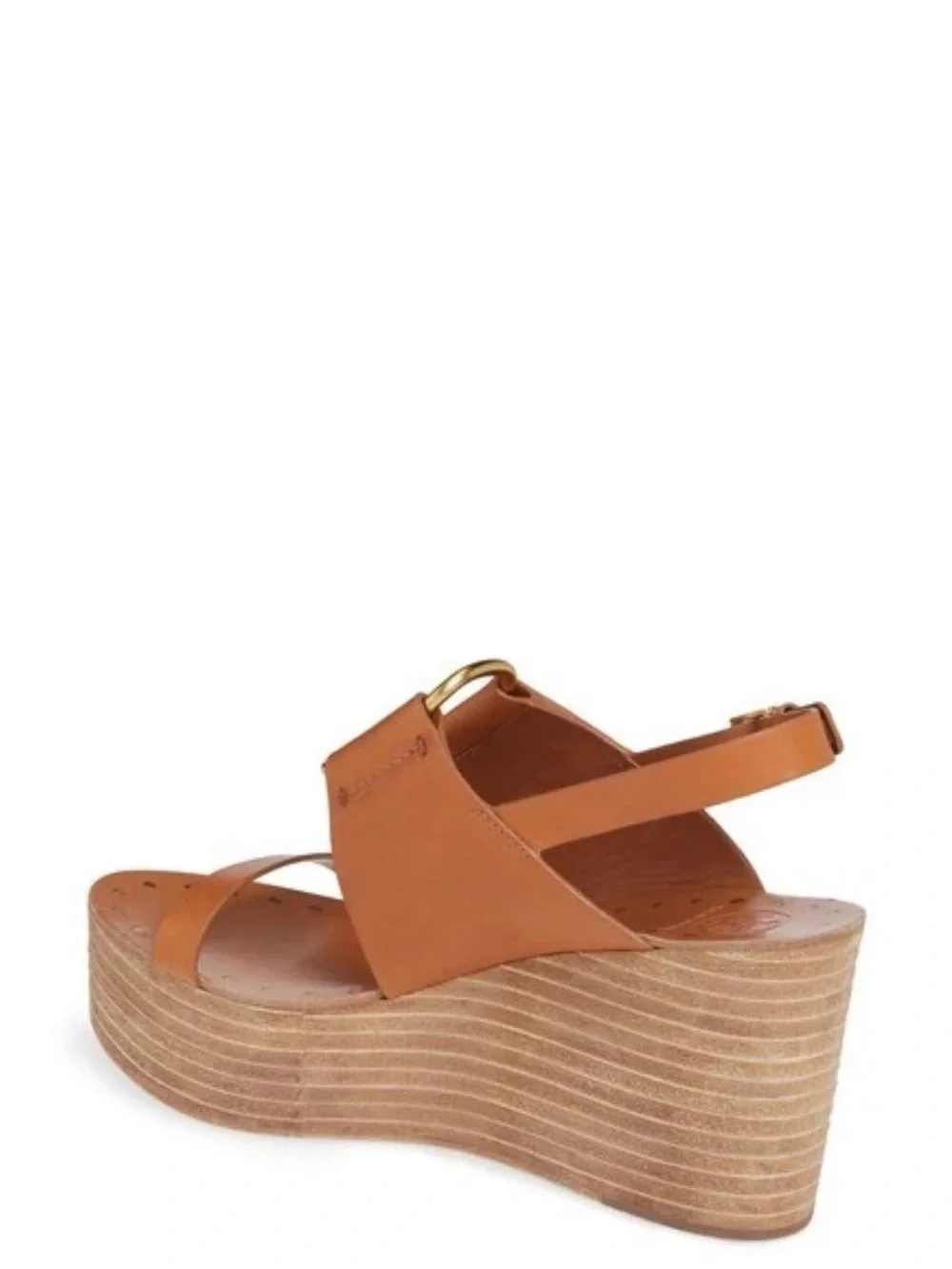 Tory Burch Ravello Platform Wedge Sandals Tan Size 10 M BRAND NEW $358